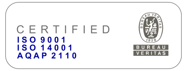Bureau Veritas certified: ISO 9001, ISO 14001, AQAP 2110