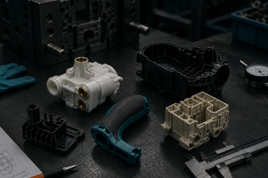Technical plastic components prepared for quality review